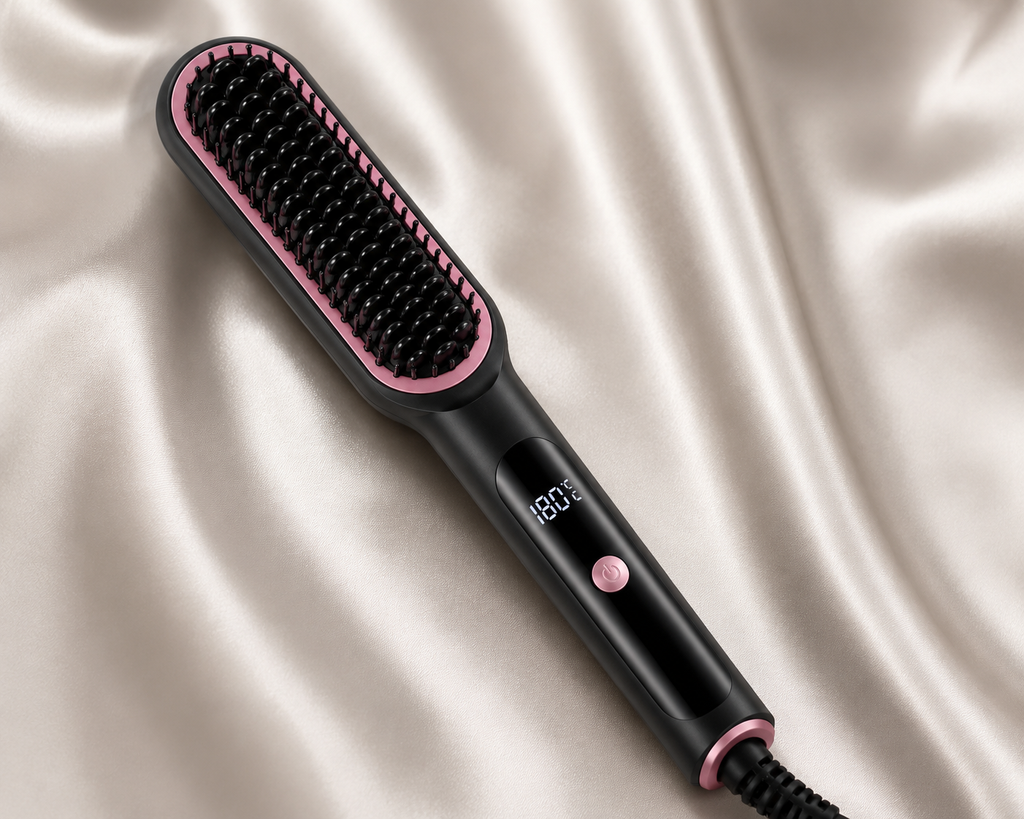 QuickHeat Hair Straightener Brush