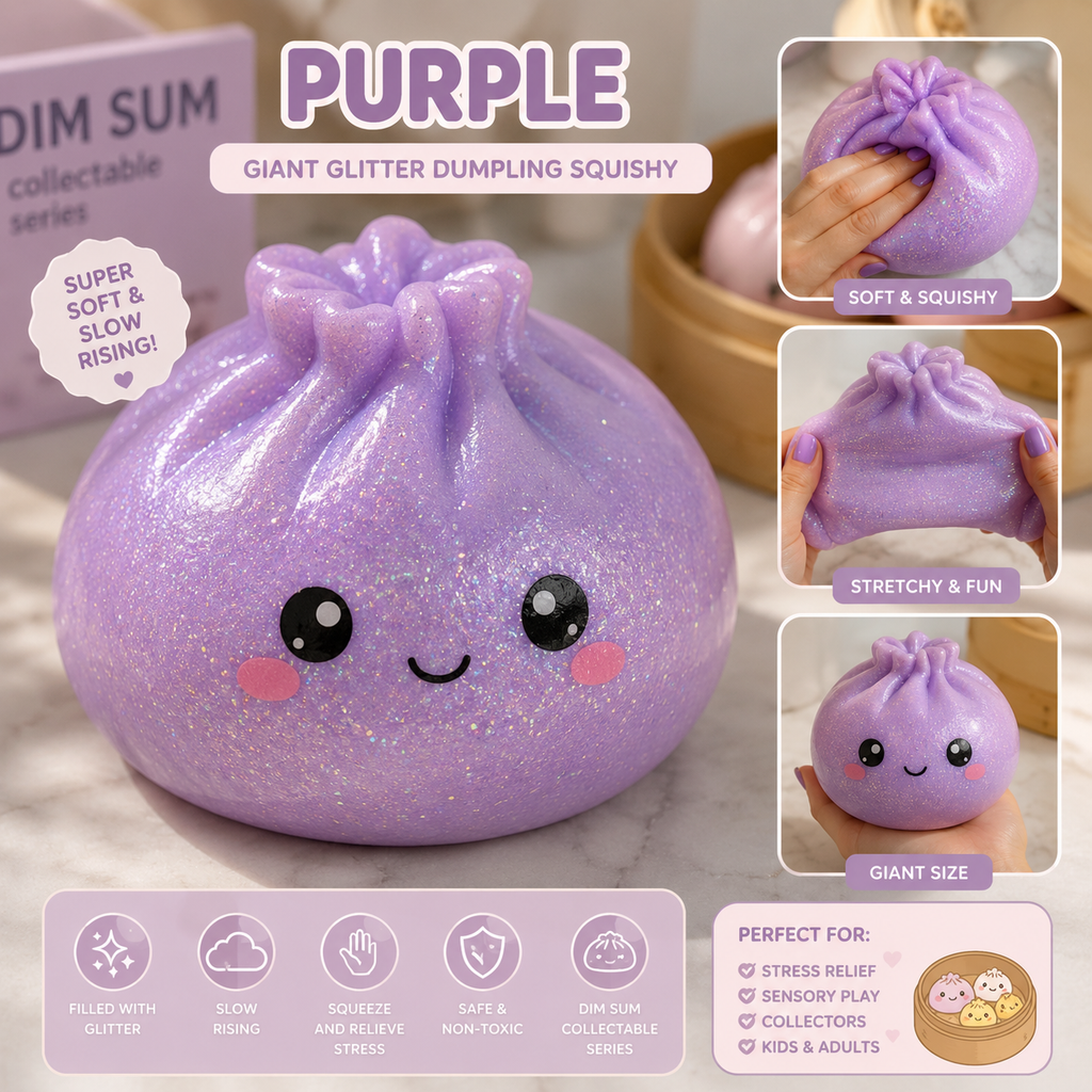 Giant Glitter Dumpling
