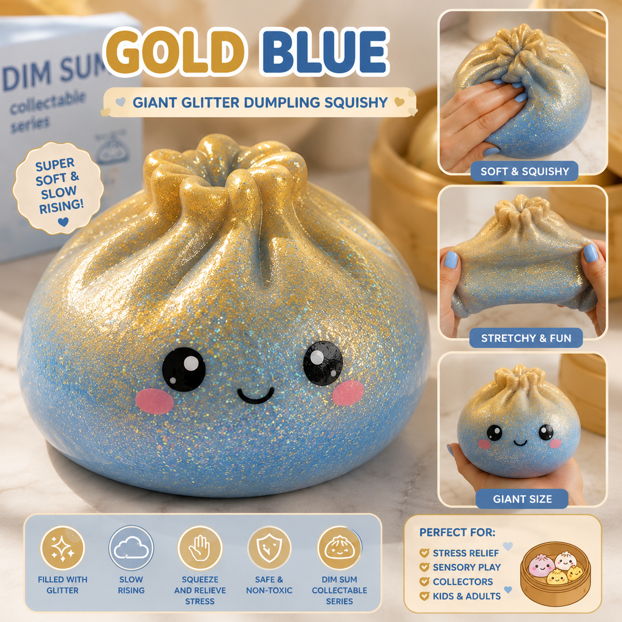 Giant Glitter Dumpling