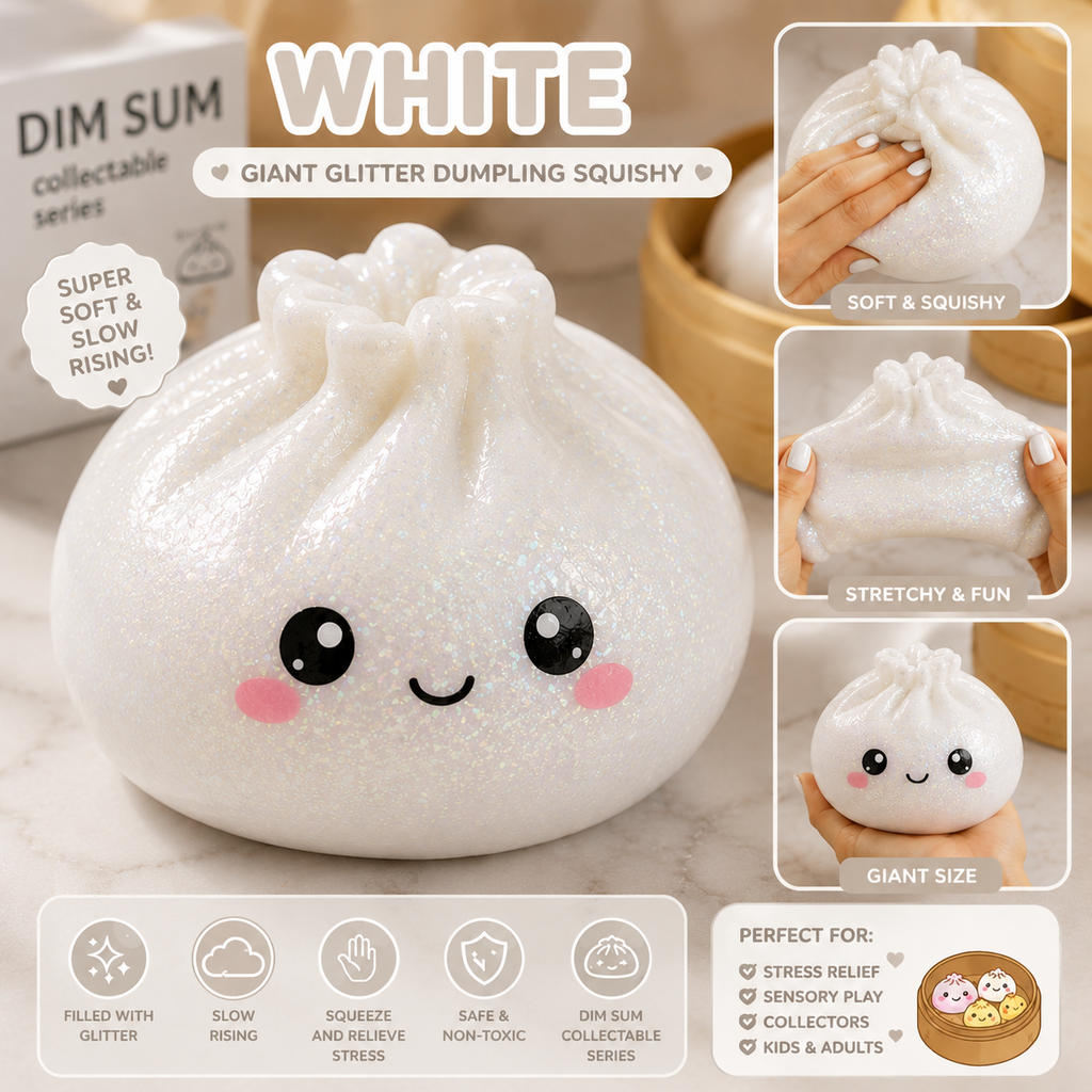 Giant Glitter Dumpling