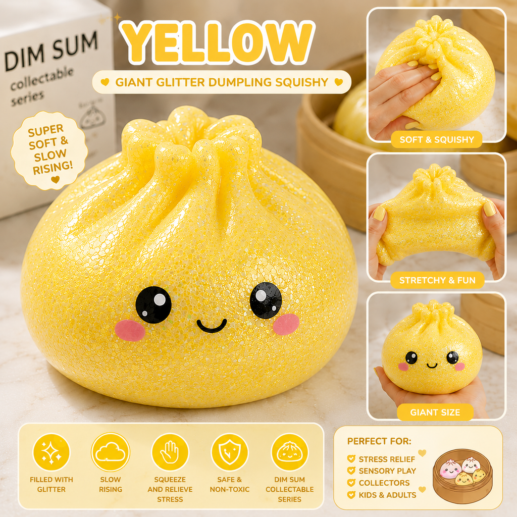 Giant Glitter Dumpling