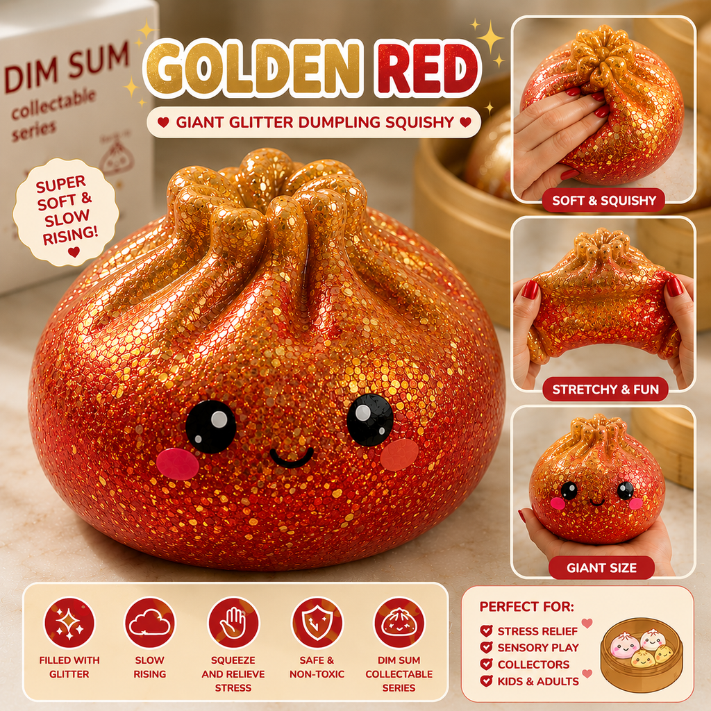 Giant Glitter Dumpling