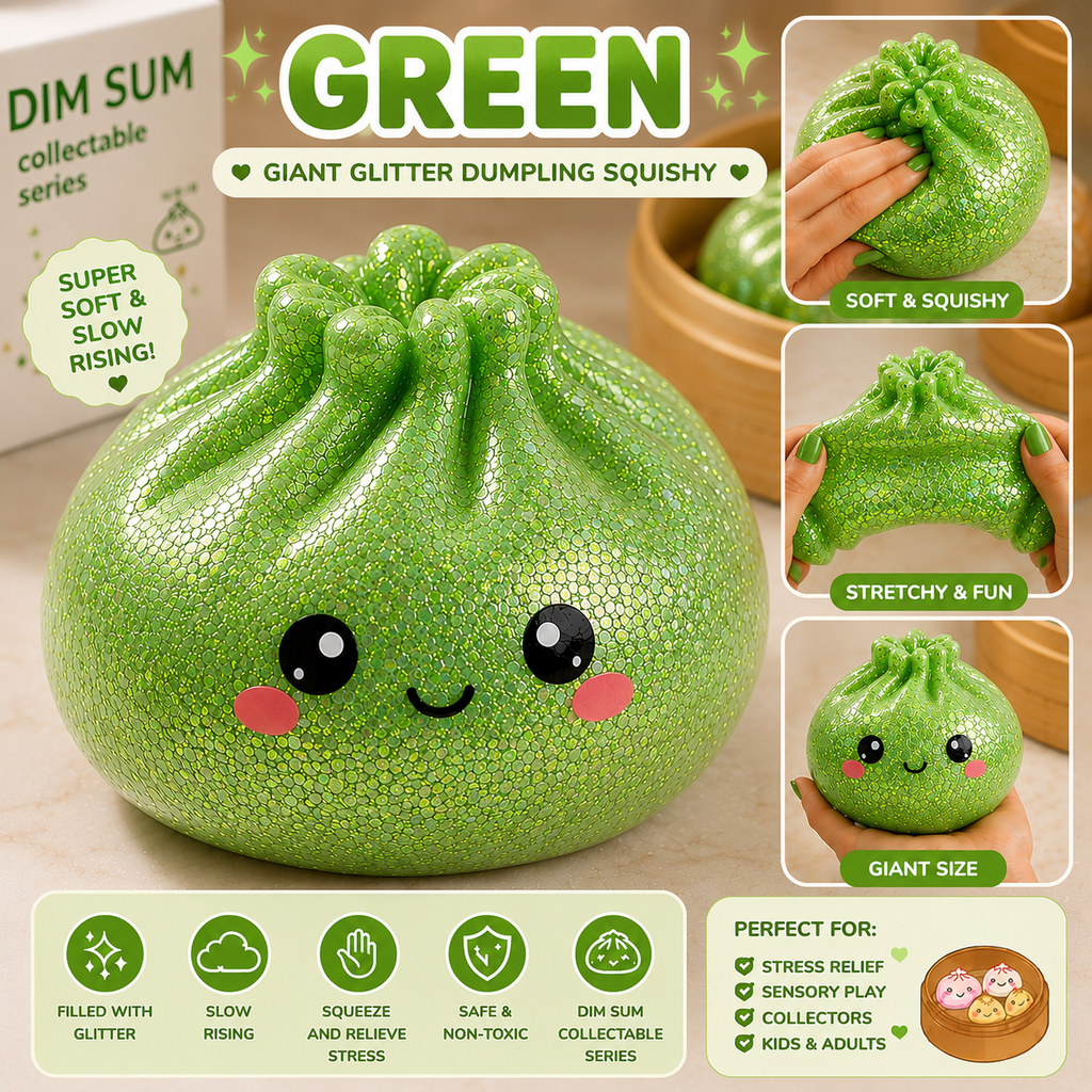 Giant Glitter Dumpling